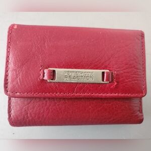 Kenneth Cole Reaction Burgundy Leather Wallet